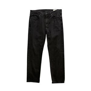 Rag & Bone Jeans Mens 34 Black Fit 2 Slim Authentic Stretch Mid Rise Tailored